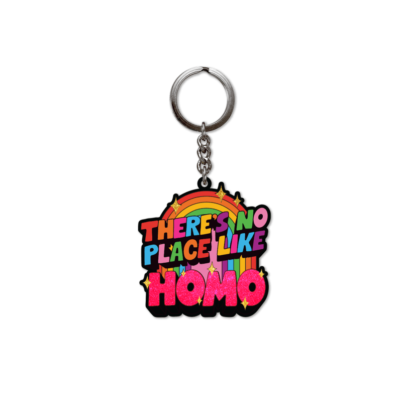 BGJ Keychain No Place Front