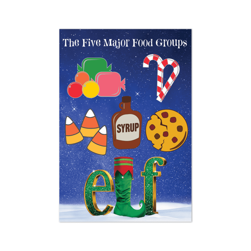 Elf Lapel Pin Set Food Groups