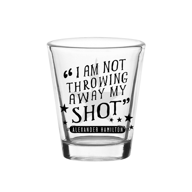 HAM shotglass front