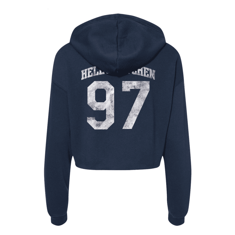 HKN Hoodie Crop NYC Back