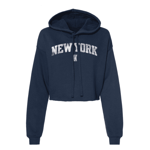 HKN Hoodie Crop NYC Front