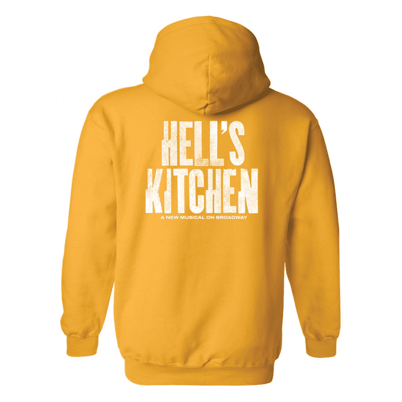 HKN Hoodie Pullover Gold Back