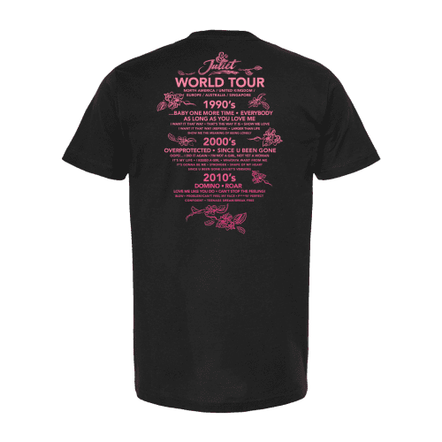 Juliet T World Tour Back