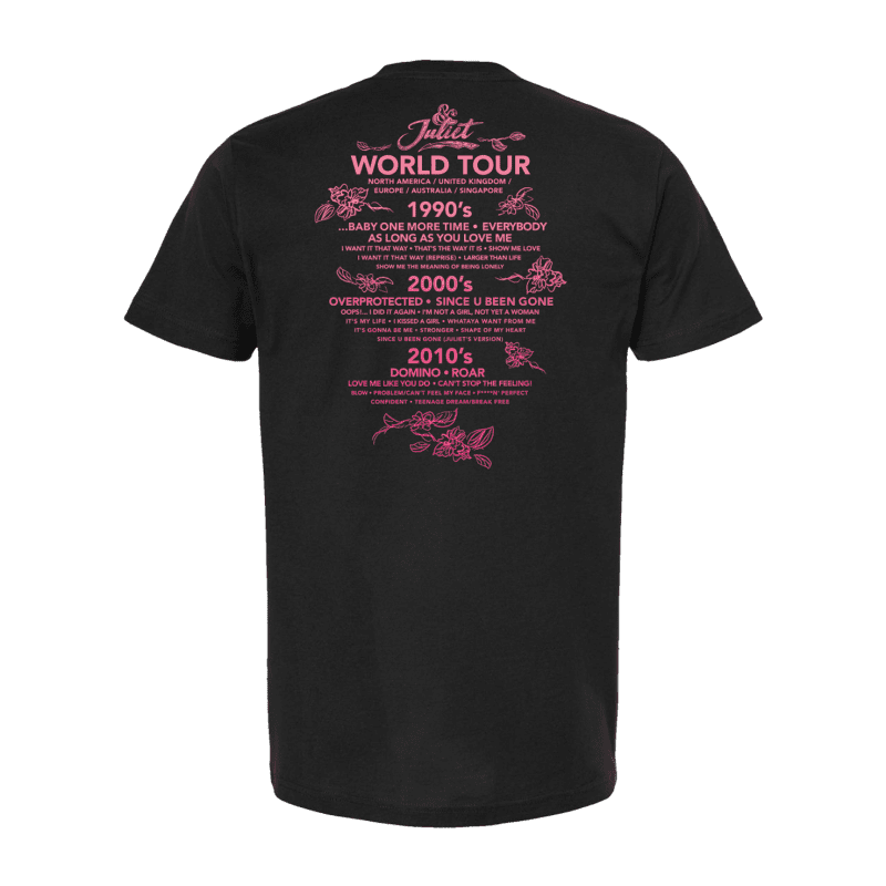 Juliet T World Tour Back