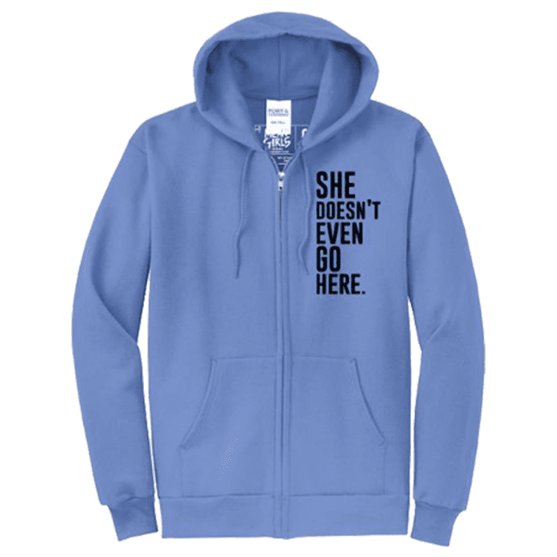 Mean Girls Blue Zip