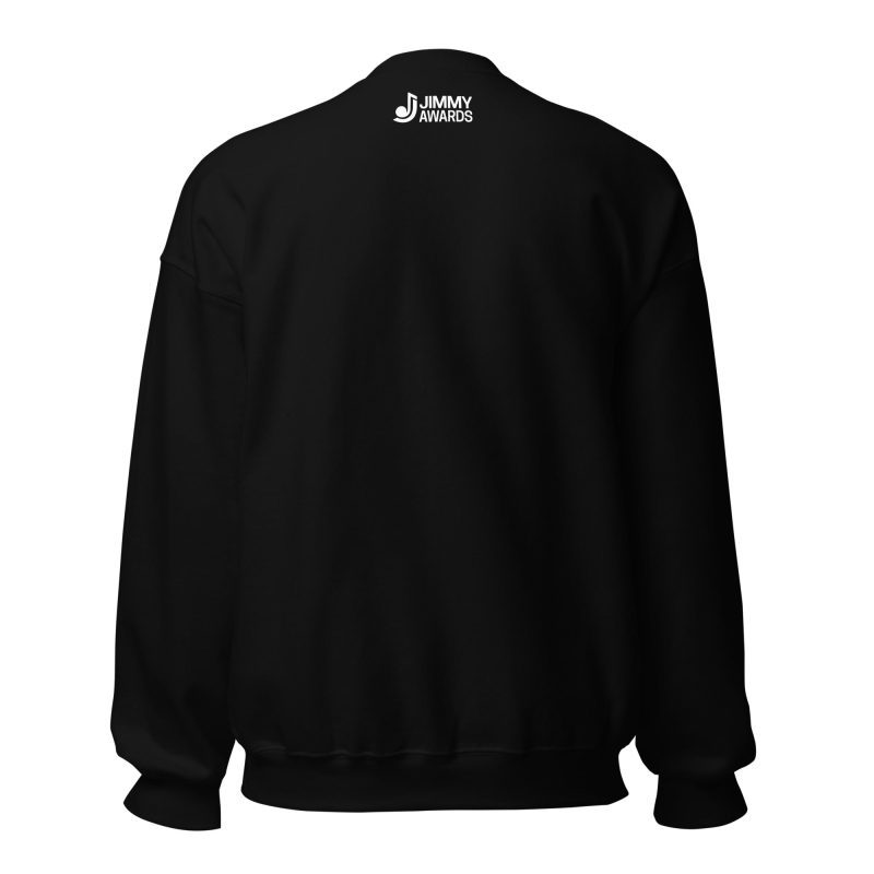 unisex crew neck sweatshirt black back 6746506aec2d3